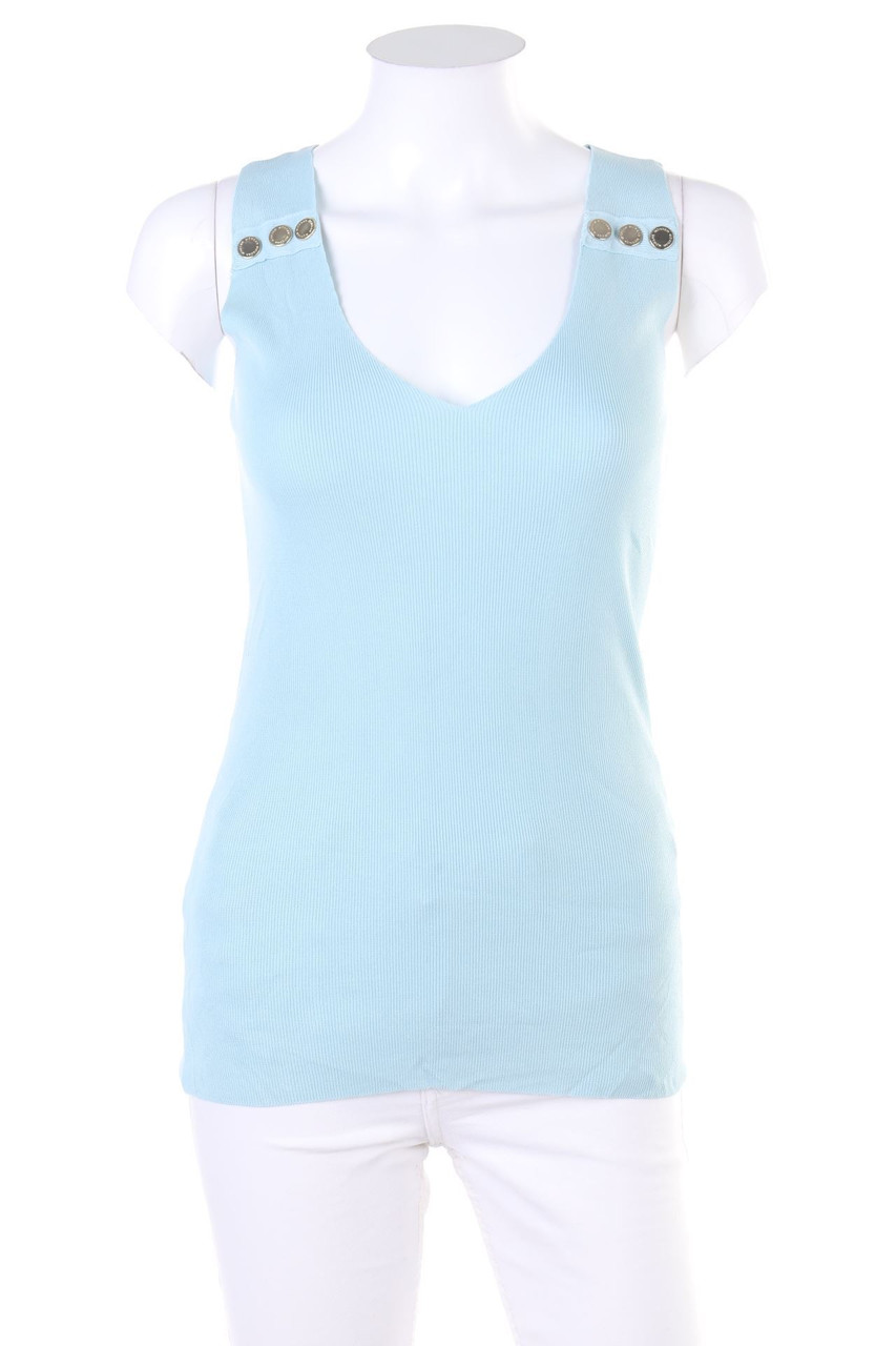 MORGAN - Strick-Top mit Schmuck-Knöpfen - XS