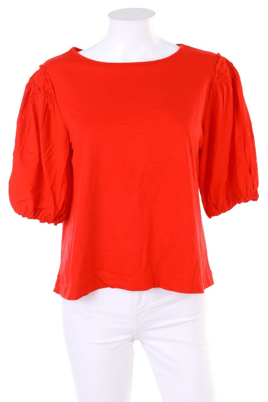 MANGO SUIT - Bluse mit 3/4-Ärmel mit Puffärmeln - S