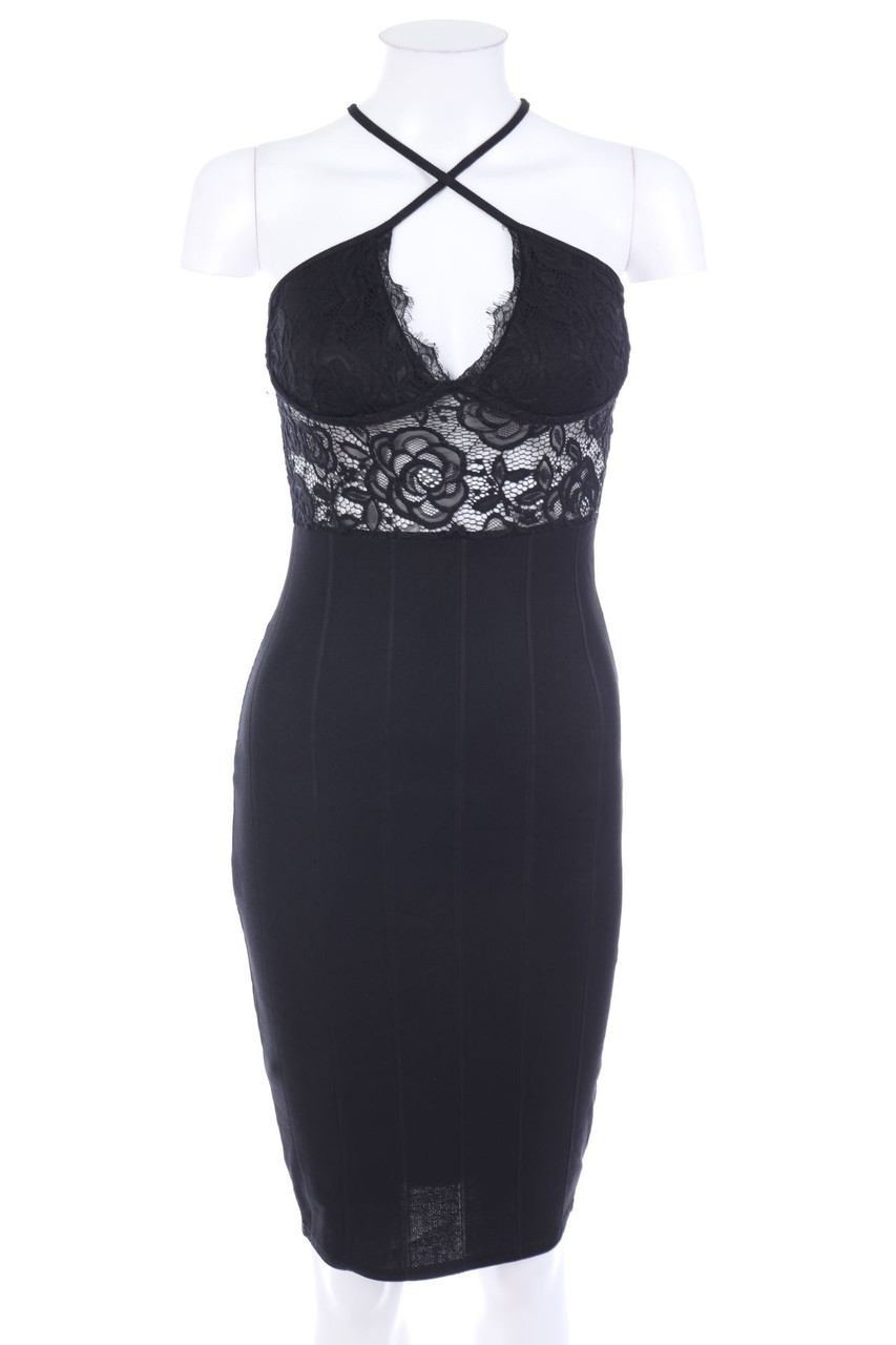 MISSGUIDED - Abendkleid mit Spitze - D 34