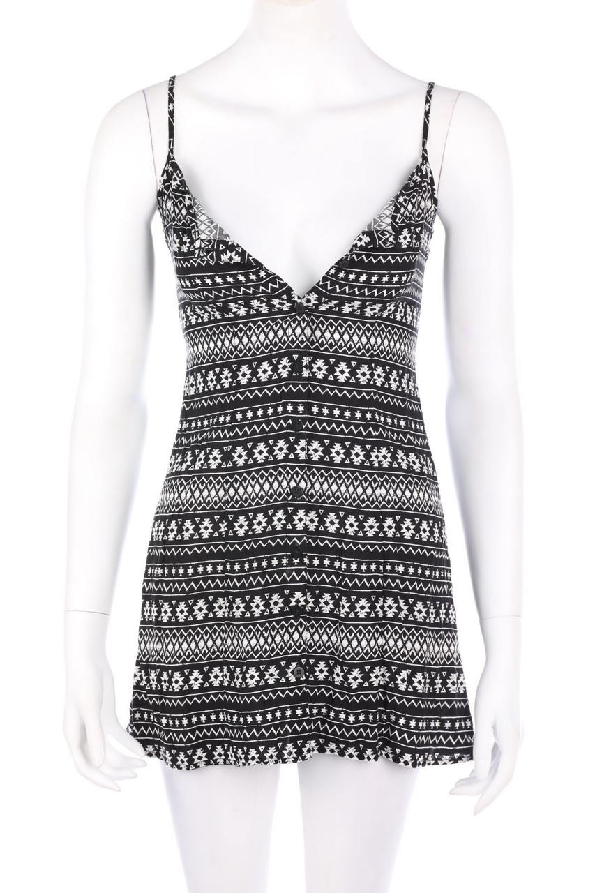 H&M DIVIDED - Minikleid mit Print - D 34