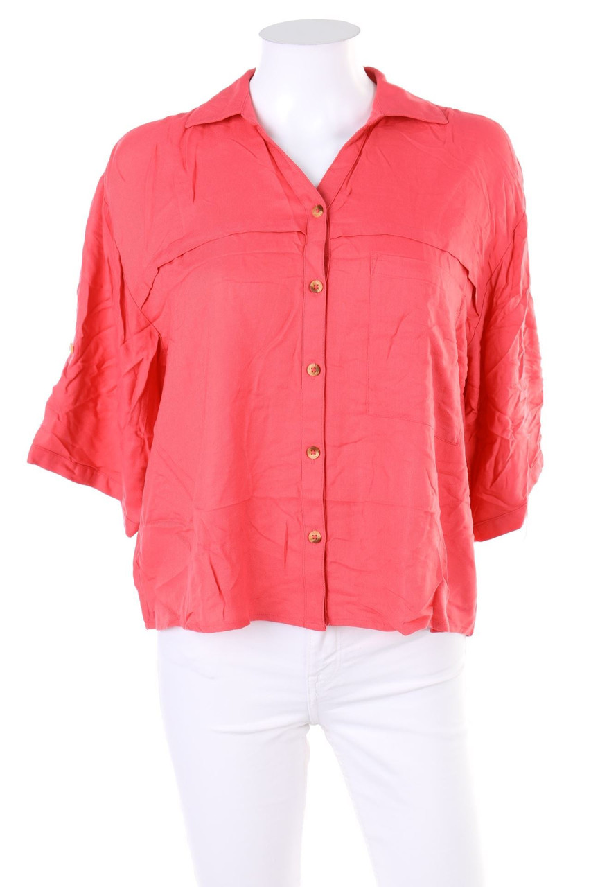 next - Hemd-Bluse mit Krempel-Ärmeln - D 36