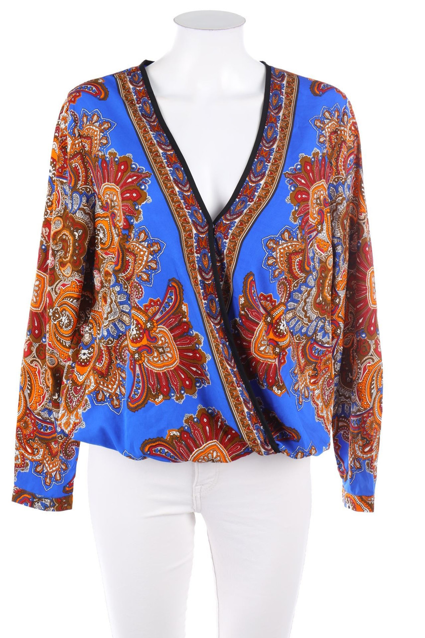 Boohoo - Bluse mit Paisley-Print - D 36