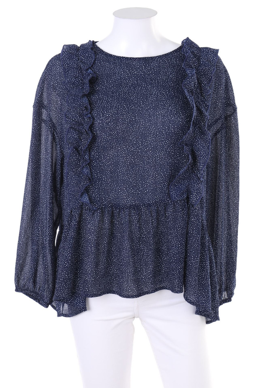 H&M - Volant-Bluse - D 42