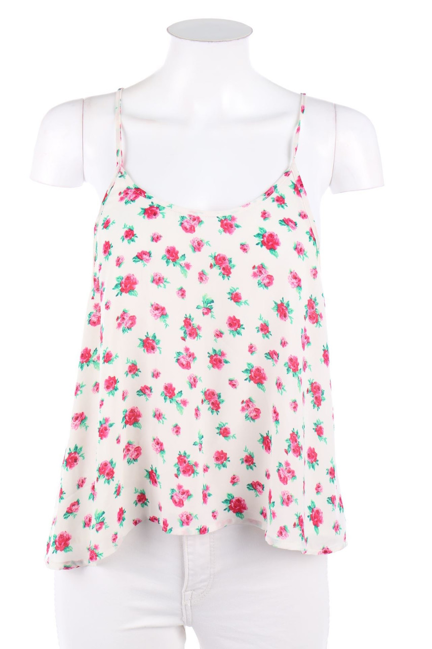 FOREVER 21 - Blusentop mit Blumen-Print - M