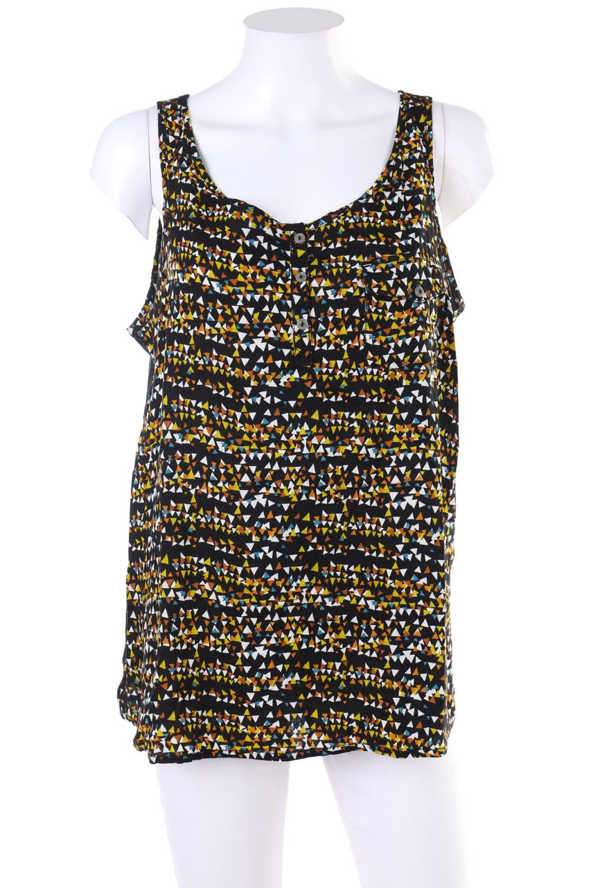 Ohne Label - Blusentop mit Muster - D 38