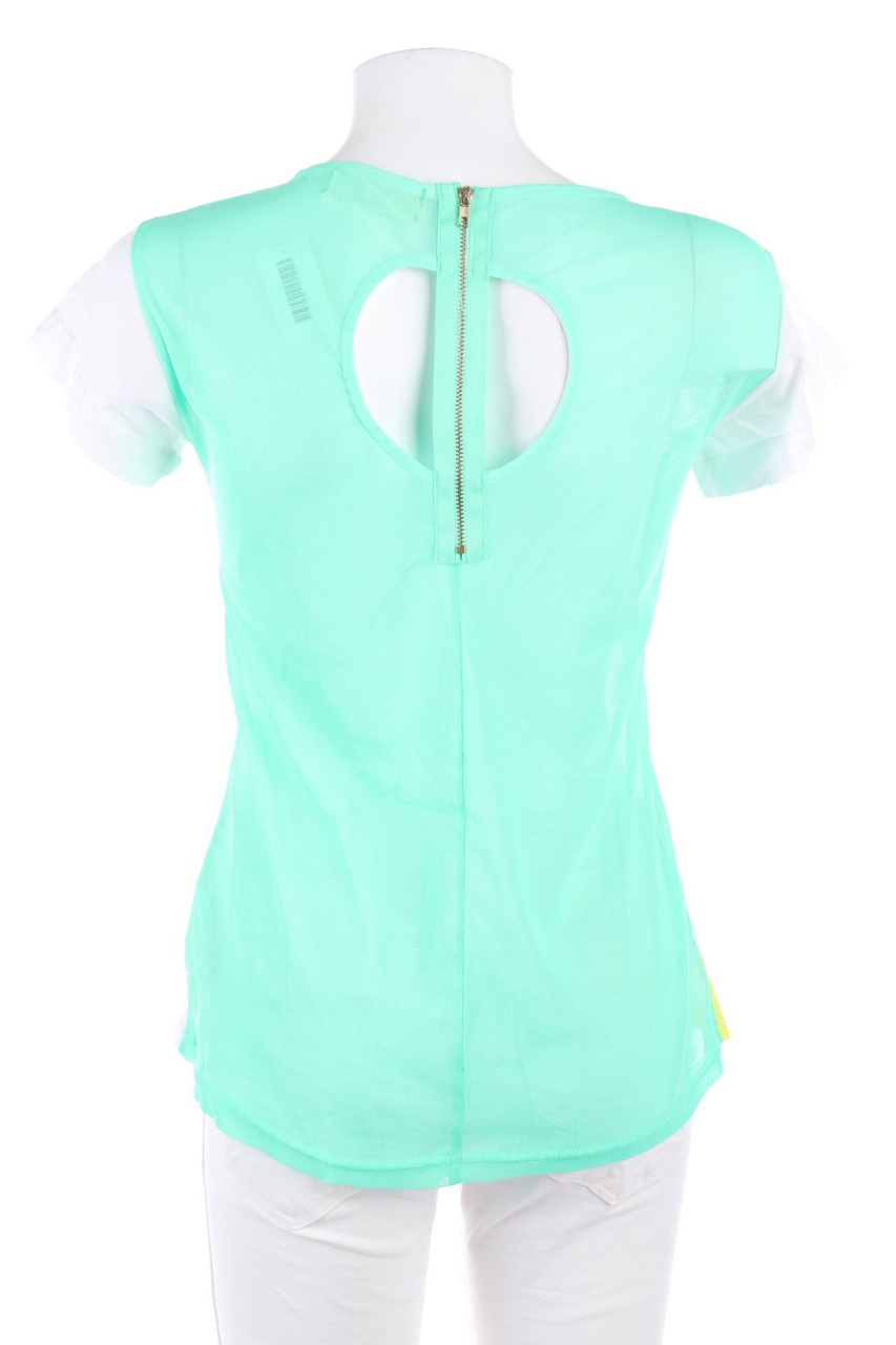 to be too - Print-Kurzarm-Shirt mit Cut-outs - D 34