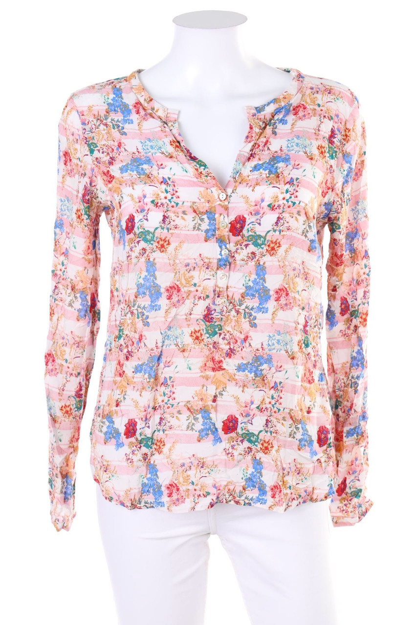 TOM TAILOR - Bluse mit Blumen-Print - D 36