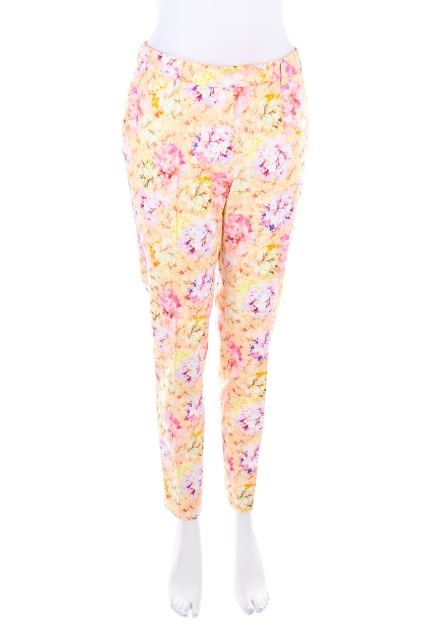 UTA RAASCH - Skinny-Hose mit Blumen-Print - D 38