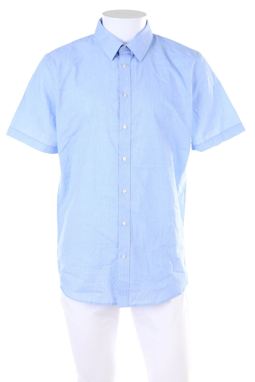 C&A - Kurzarm-Hemd aus Baumwoll-Mix - M