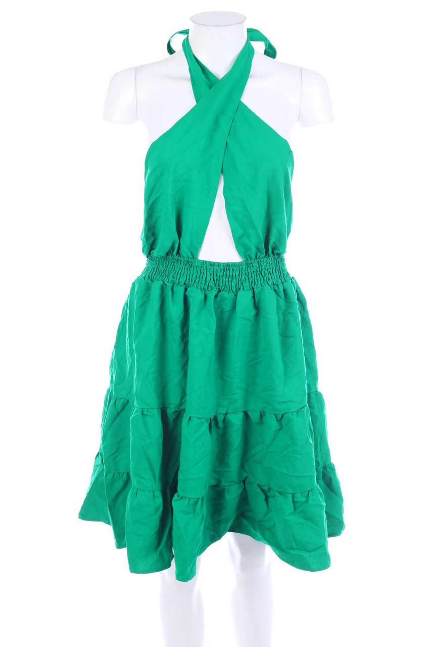 SHEIN - Neckholder-Kleid aus Viskose-Mix mit tiefem Ausschnitt - M