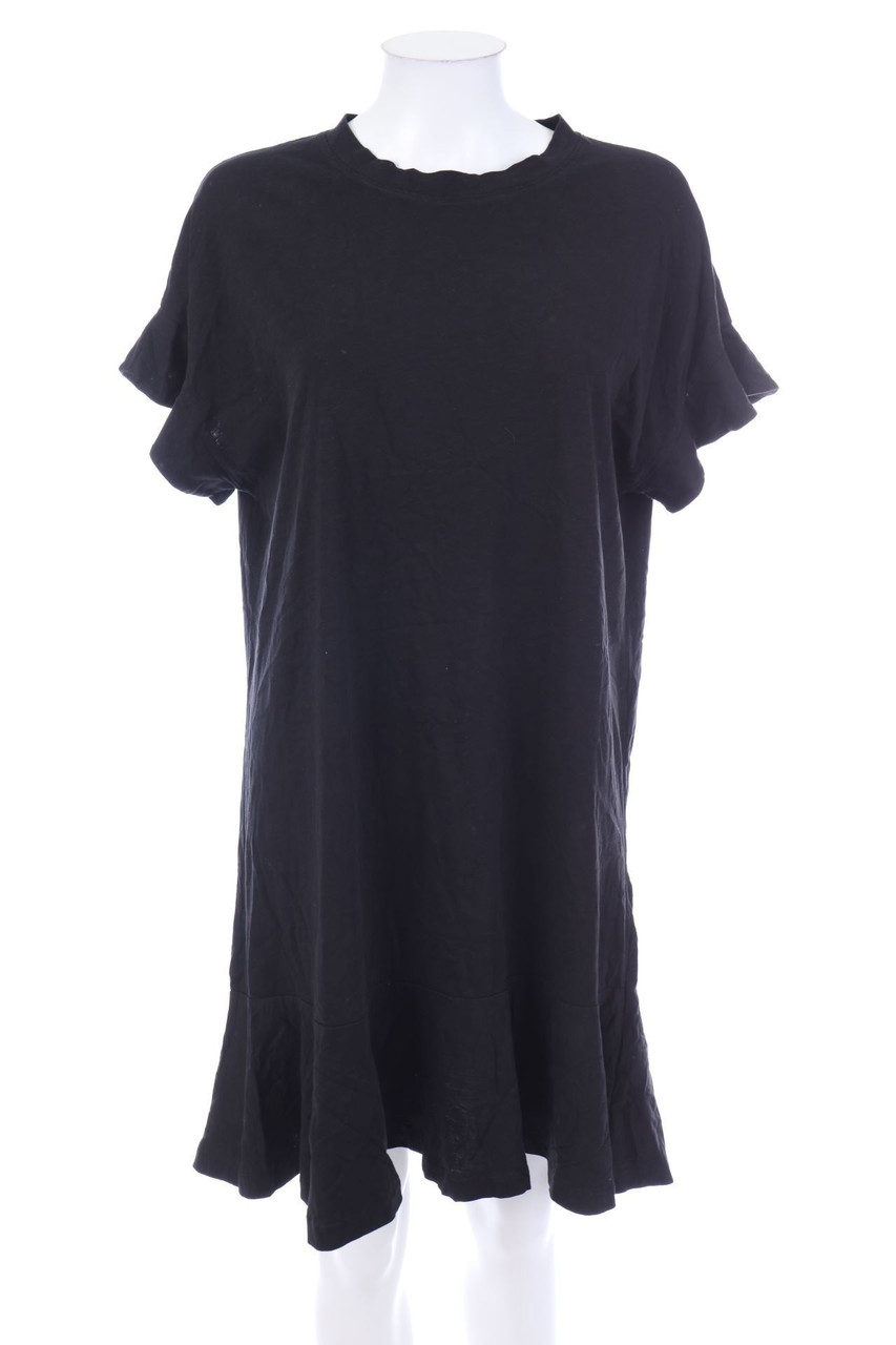 H&M LOGG - Oversize-Shift-Kleid mit Volants - S