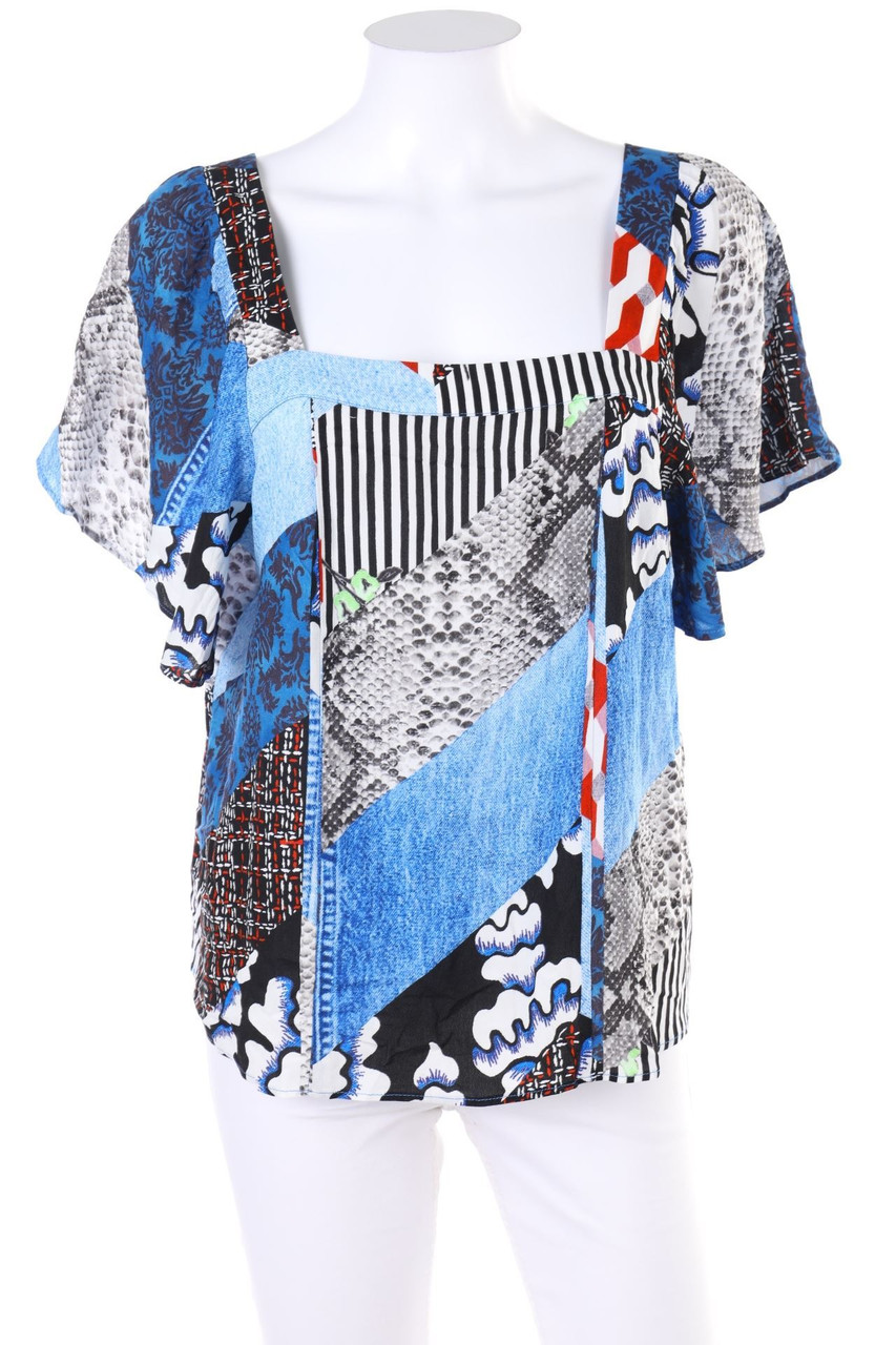 Desigual - Muster-Bluse - L