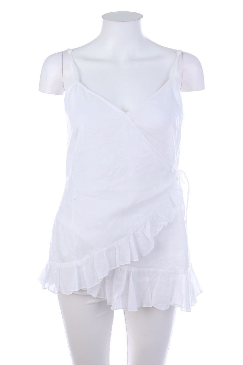 stella forest - Blusentop in Wickel-Optik mit Volants - D 38