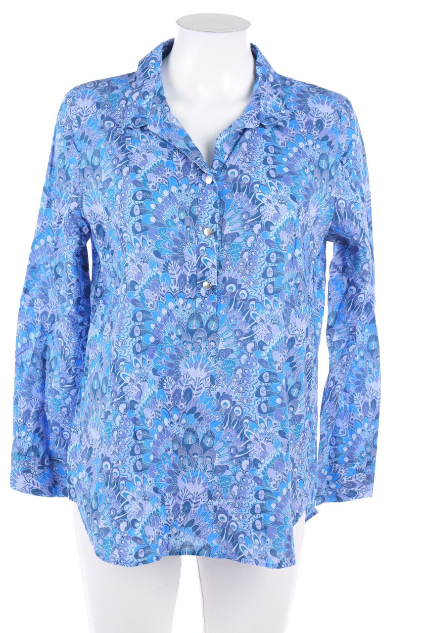 walbusch - Hemd-Bluse mit Print - D 42