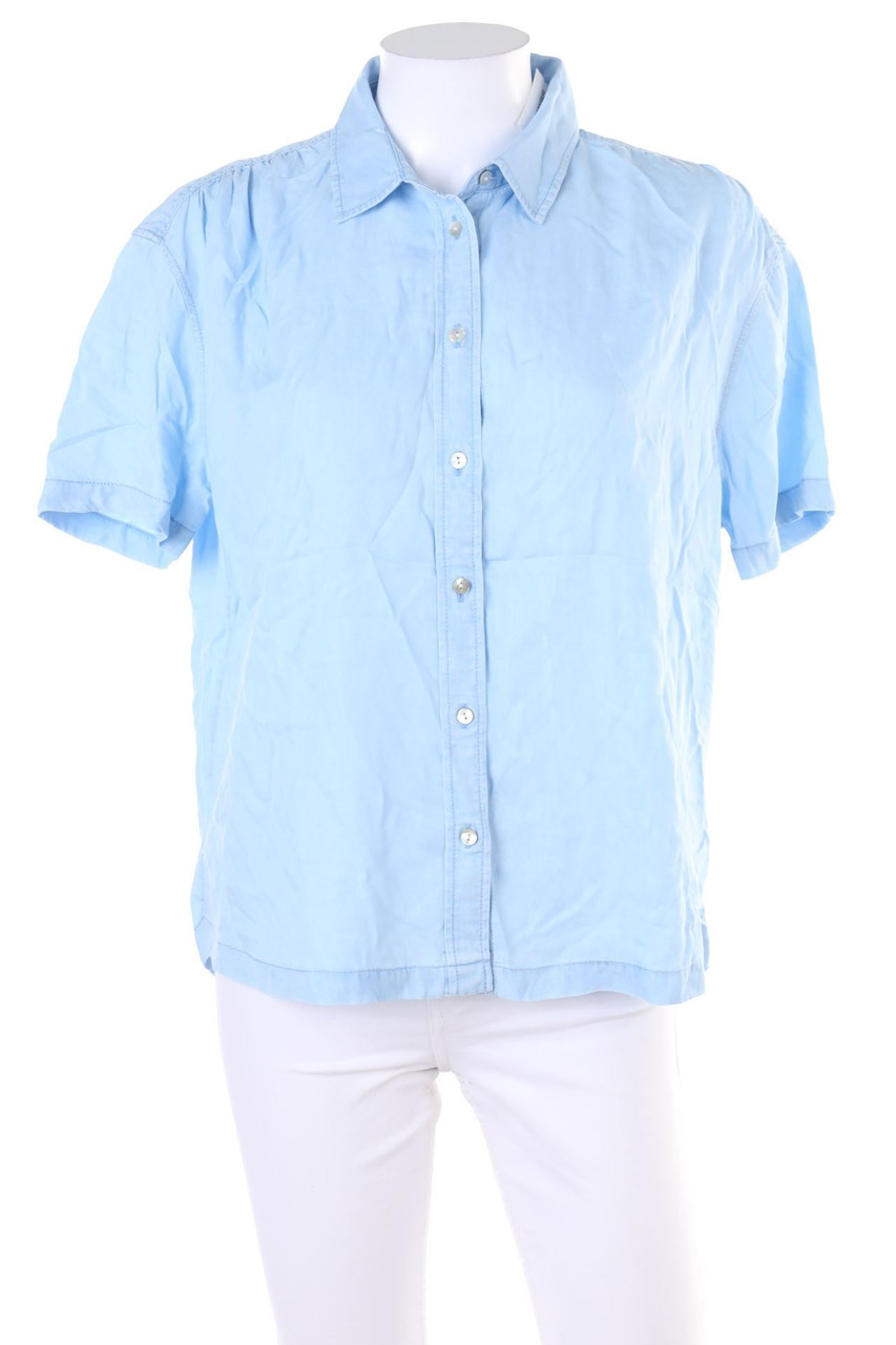 TOM TAILOR - Hemd-Bluse mit kurzem Ärmel - D 38