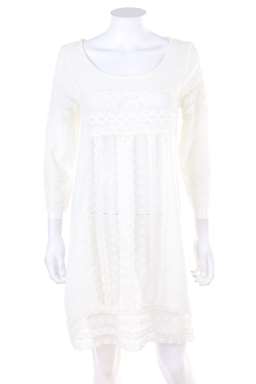 HEINE - Minikleid mit Spitze - D 36