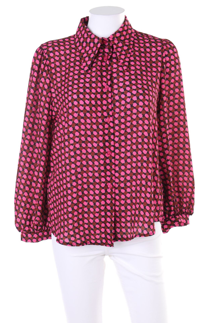 NEW COLLECTION - Bluse mit geometrischem Muster - M