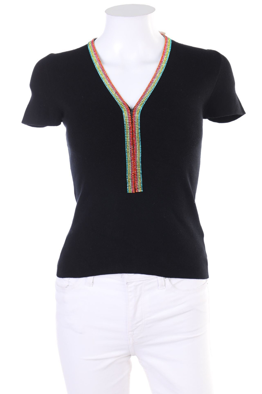 FWS FIONA - Strick-Pullover mit Strass-Steinen - D 40