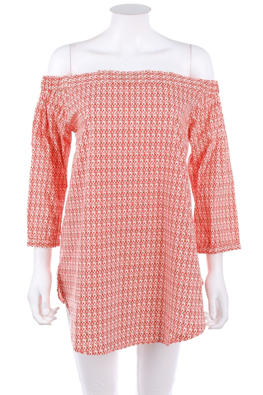 ALDI designed by STEFFEN SCHRAUT - Carmen-Bluse mit Print - D 40-42