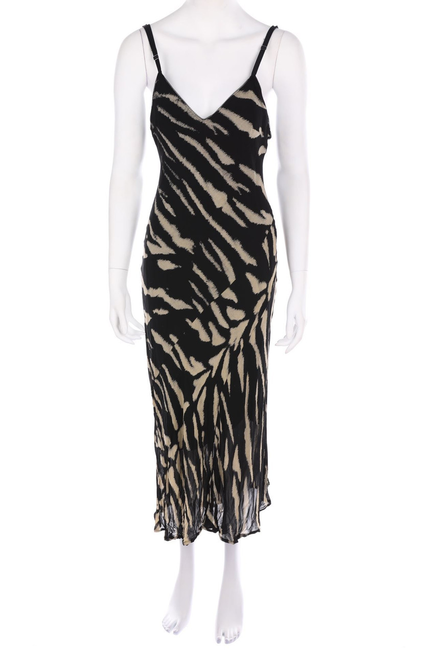 Ohne Label - Maxi-Kleid mit Print - D 38