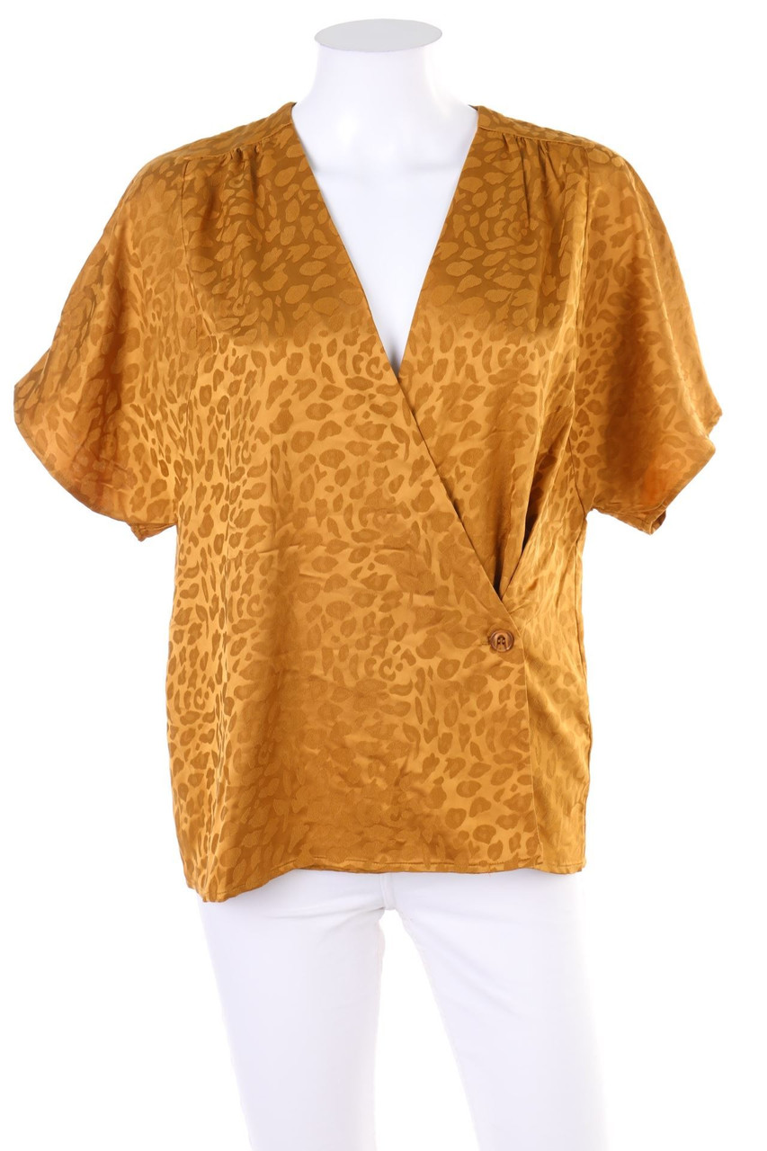 LA REDOUTE - Wickel-Kurzarm-Bluse - D 40