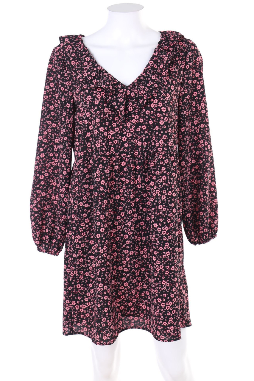 H&M DIVIDED - Kleid mit Blumen-Print - S