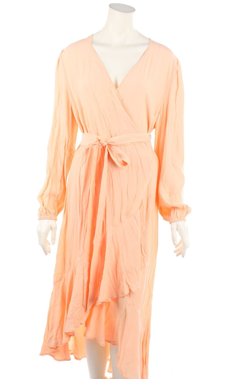 MANON BAPTISTE - Vokuhila-Wickel-Kleid aus Viskose - D 46