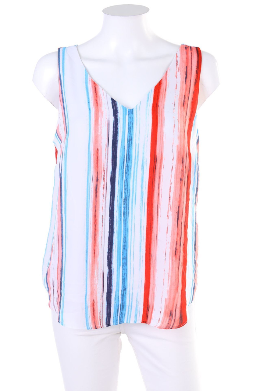 LILA ROSE - Blusentop mit Streifen - M