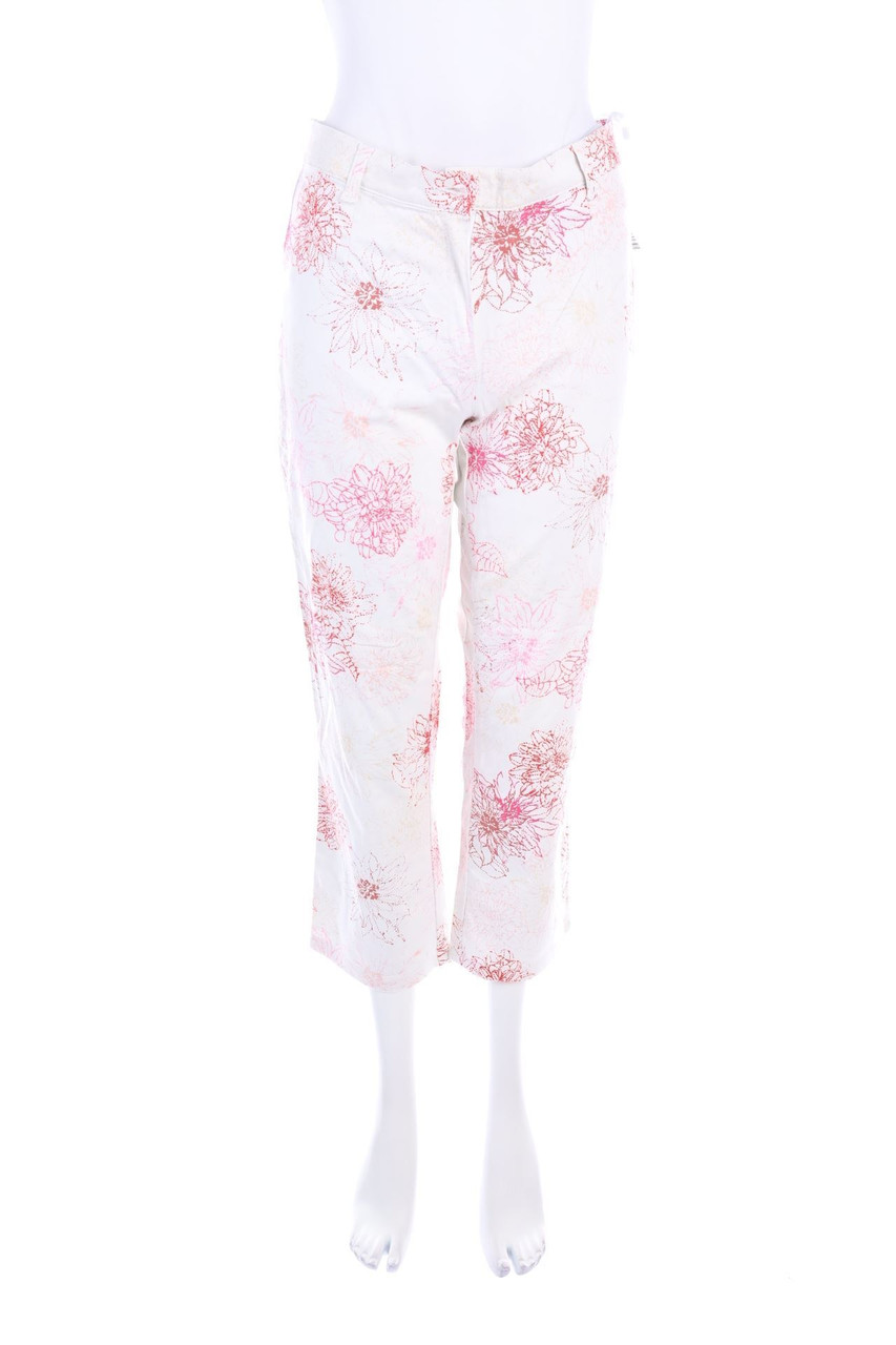Qiéro! - Hose mit Blumen-Print - D 38