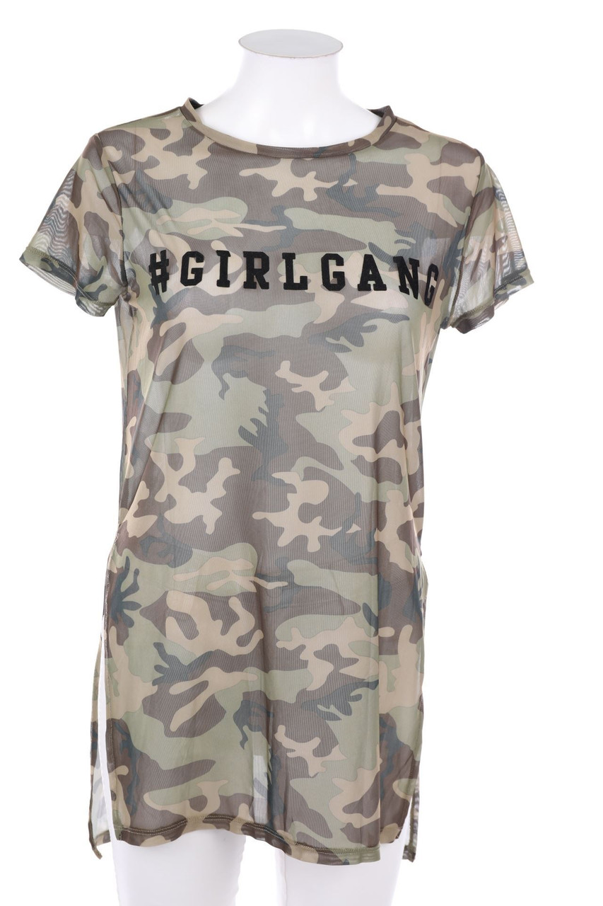 TALLY WEiJL - Long-Kurzarm-Shirt aus Mesh - D 40