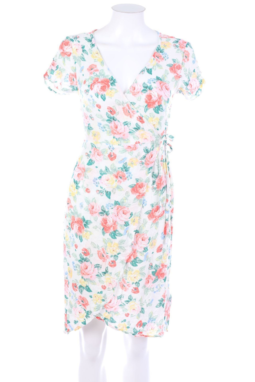 CLOCKHOUSE by C&A - Wickelkleid mit Blumen-Print - D 36