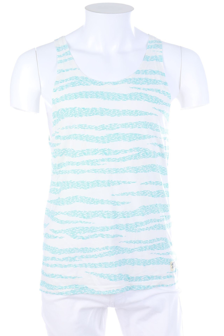 JACK & JONES - Top mit Logo-Patch - M