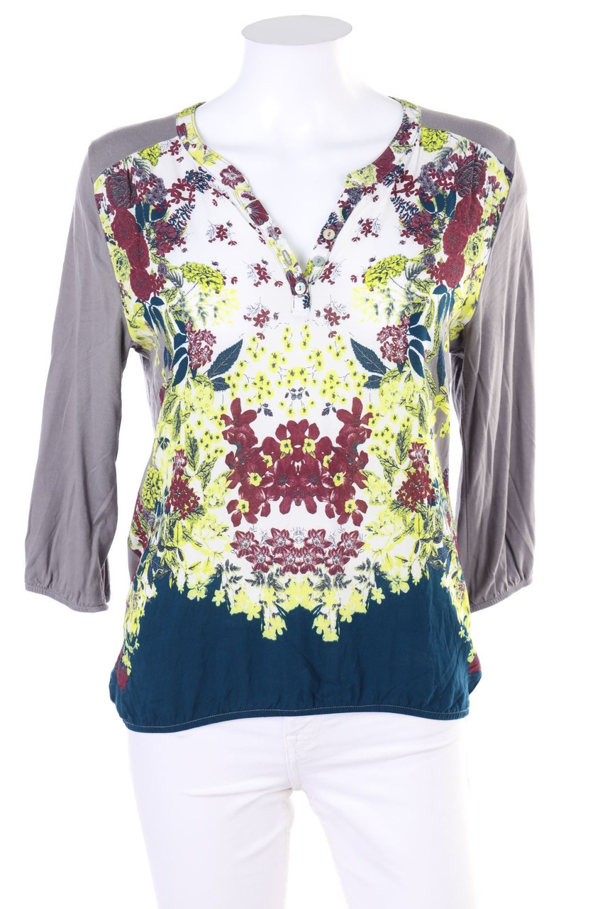 Street One - 3/4-Arm-Shirt mit Blumen-Print - D 38