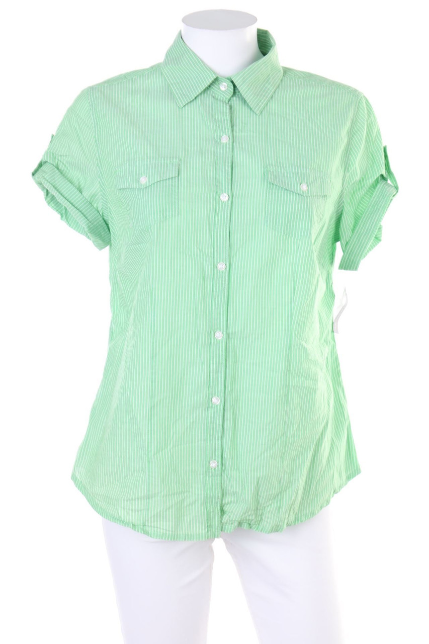 Faded Glory - Hemd-Bluse mit kurzem Ärmel - S