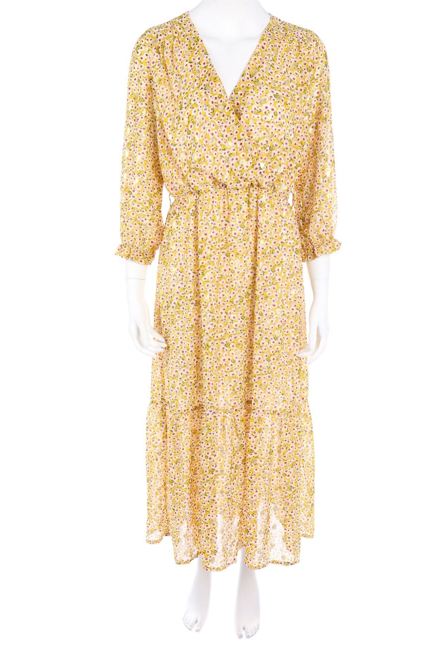 Lili & Lala - Maxi-Kleid mit Blumen-Print mit Glitzer - S