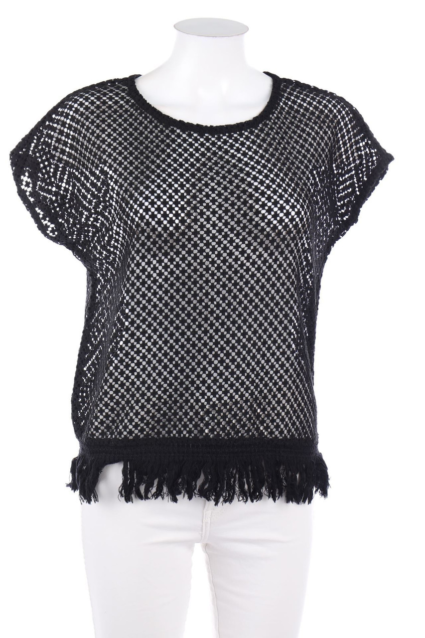 esmara - Boho-Kurzarm-Shirt mit Fransen - XS