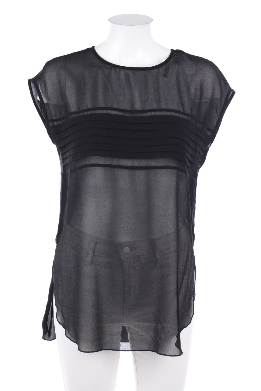 Ohne Label - Blusentop mit Biesen - S
