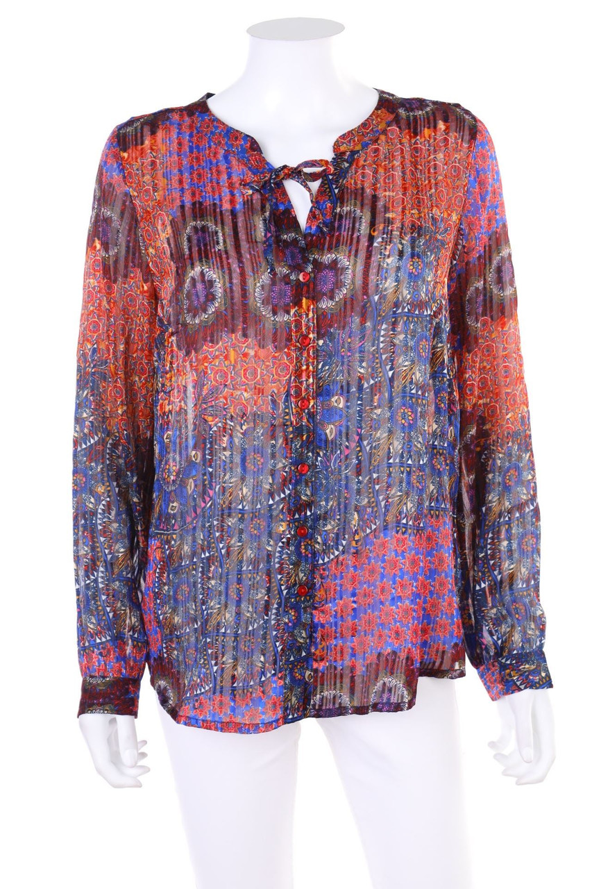 linea TESINI - Bluse mit Schleife - D 38