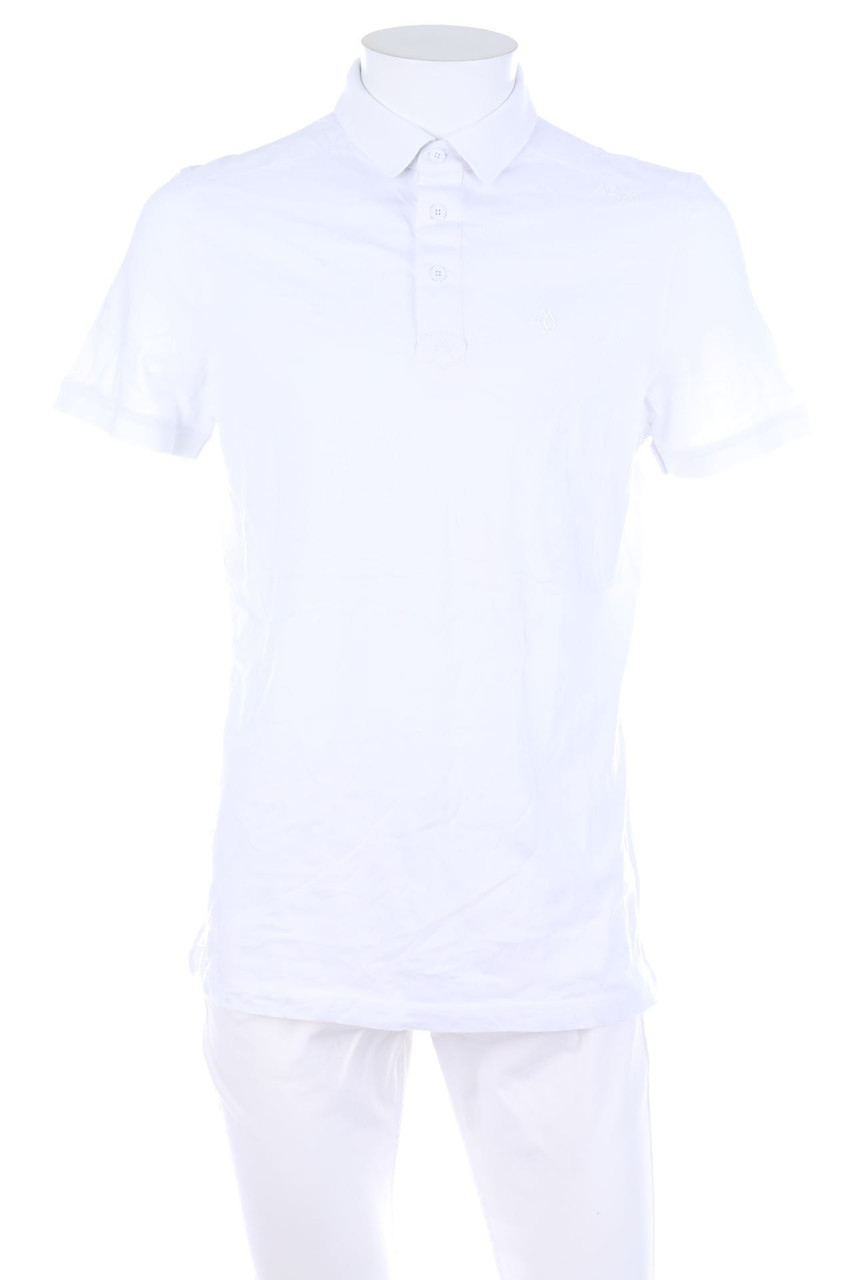 AD.M - Poloshirt mit Logo-Print - L
