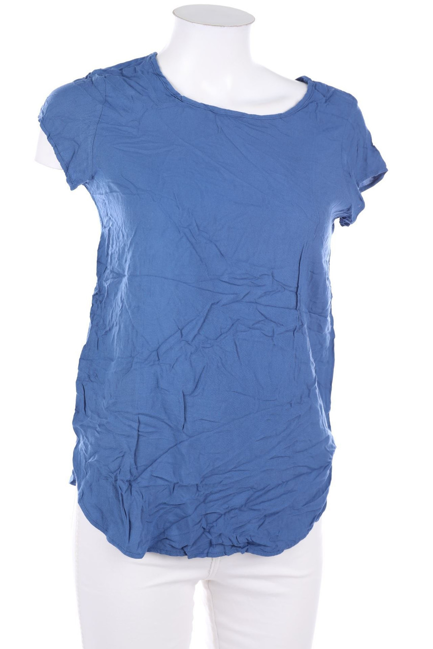 Ohne Label - Kurzarm-Bluse - D 36-38