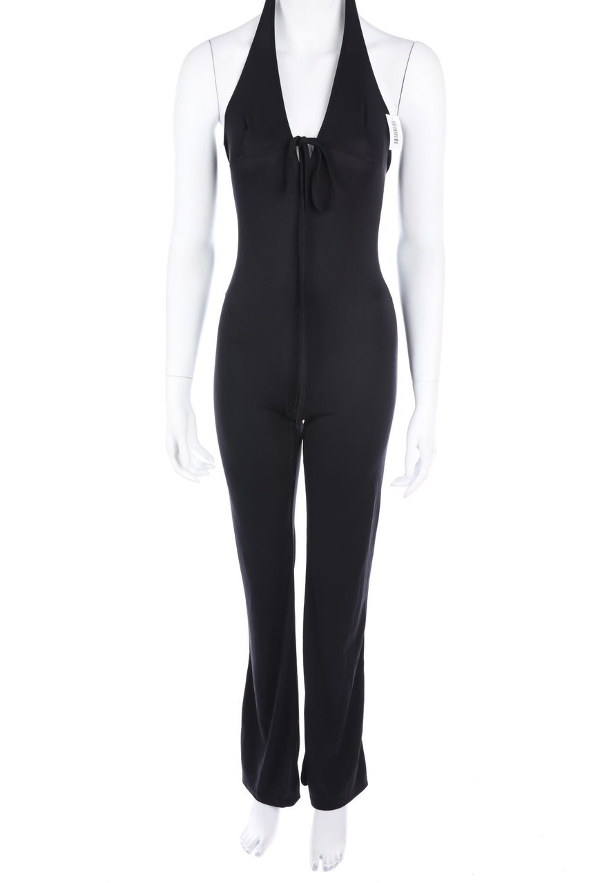 Ohne Label - Neckholder-Jumpsuit - D 32