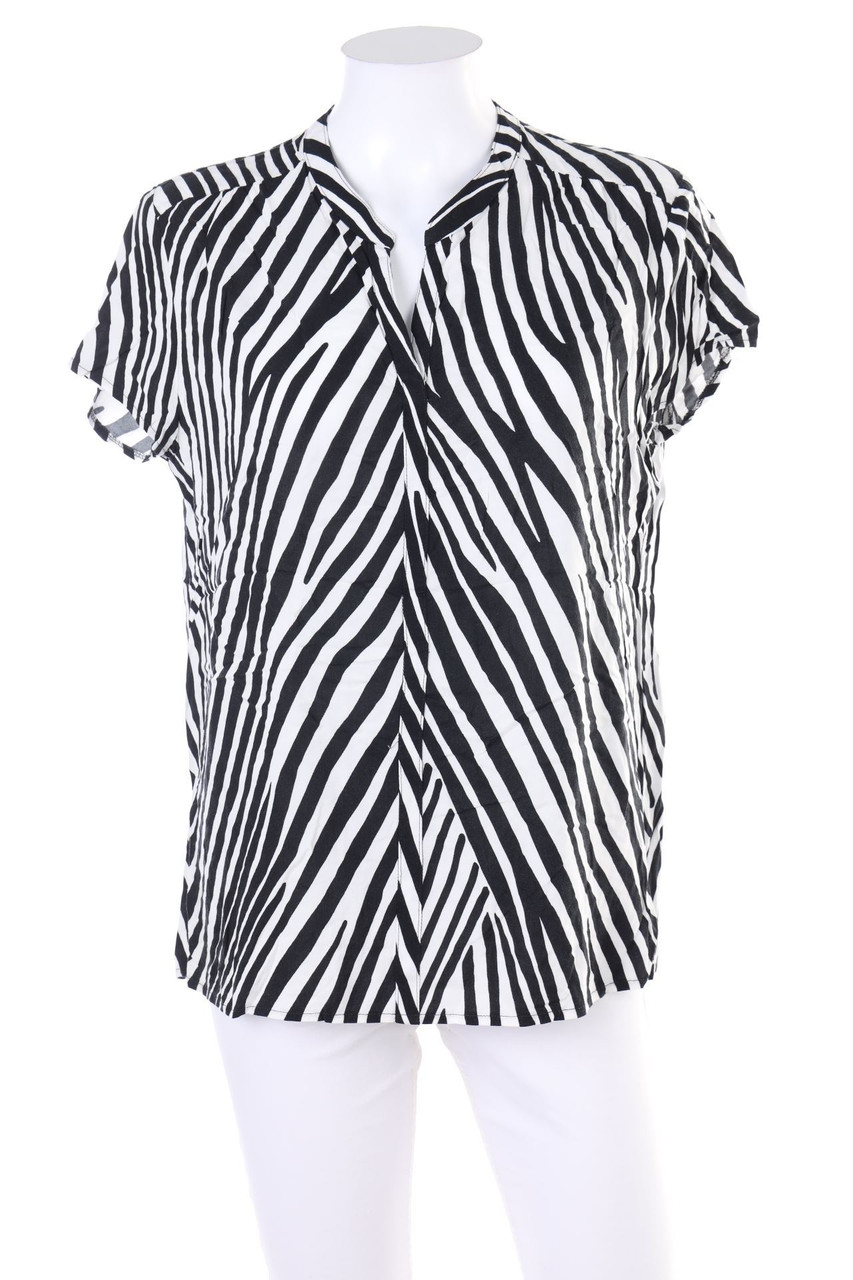 Betty Barclay - Kurzarm-Bluse mit Animal-Print - D 38