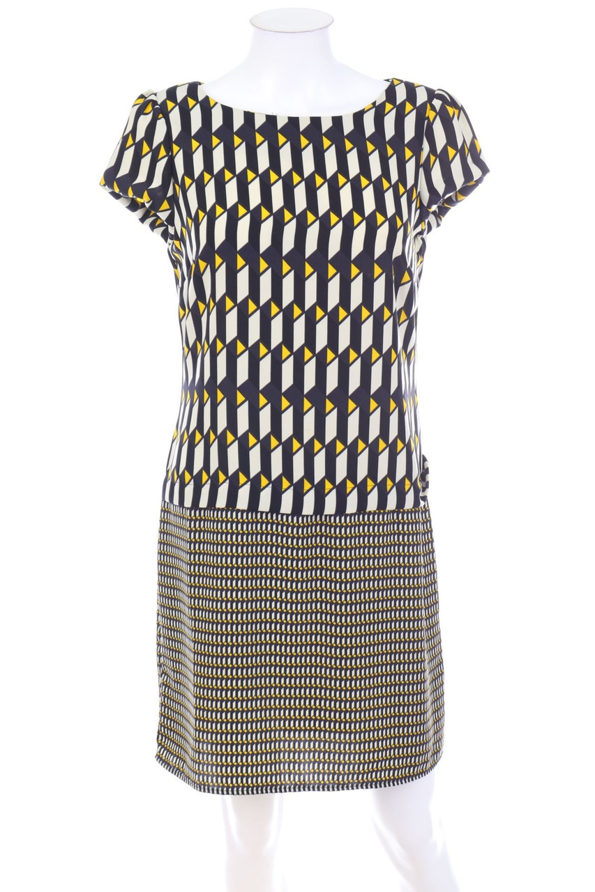 GRAIN DE MALICE - Shift-Kleid im Layer Look mit Print - D 34