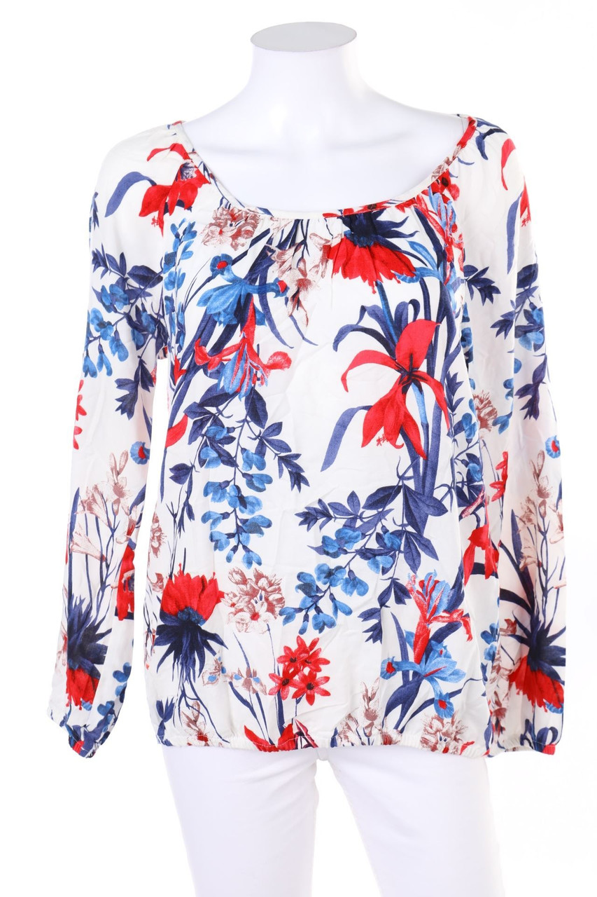 SECONDHAND - Bluse mit Blumen-Print - D 36