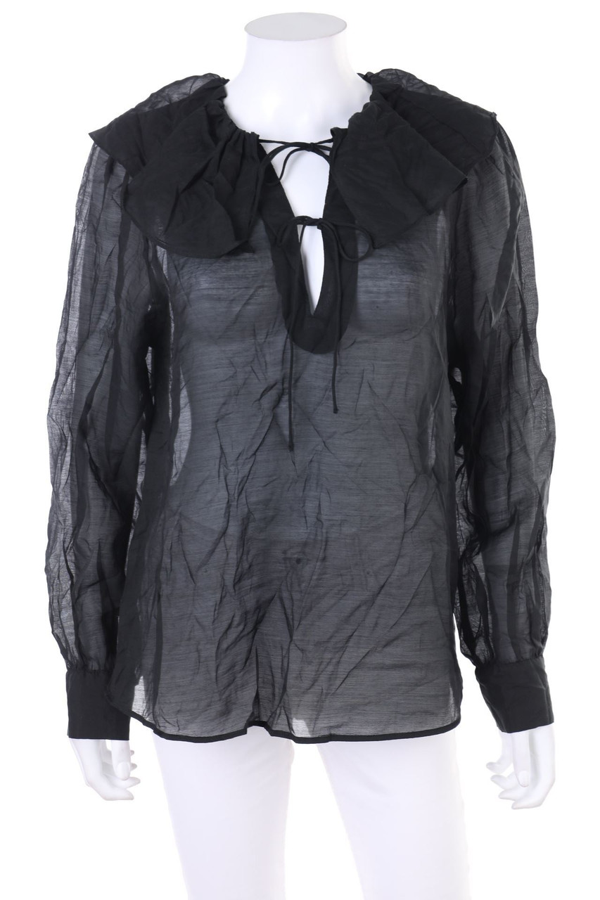 H&M - Bluse mit Volants - M