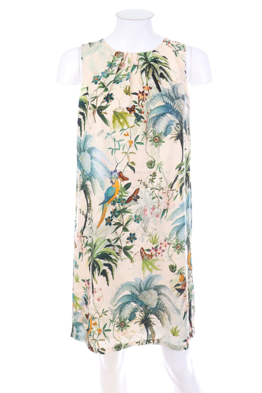 H&M - Kleid mit Tropical Print - D 32