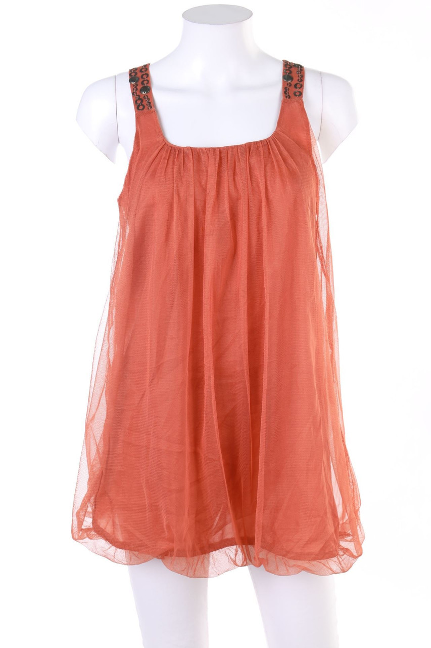 VERO MODA - Top mit Schmuckstein-Applikation - S