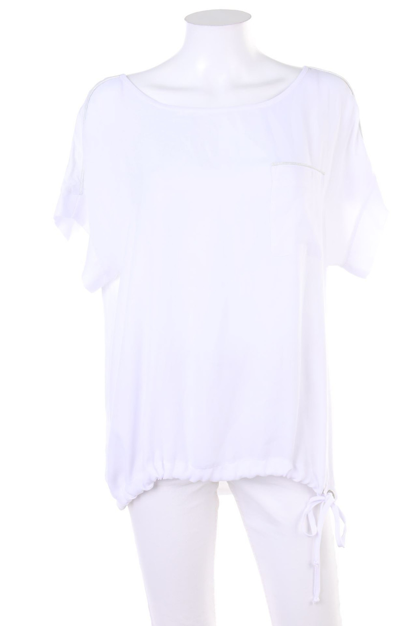 CARTOON - Kurzarm-Bluse mit Tunnelzug - D 44