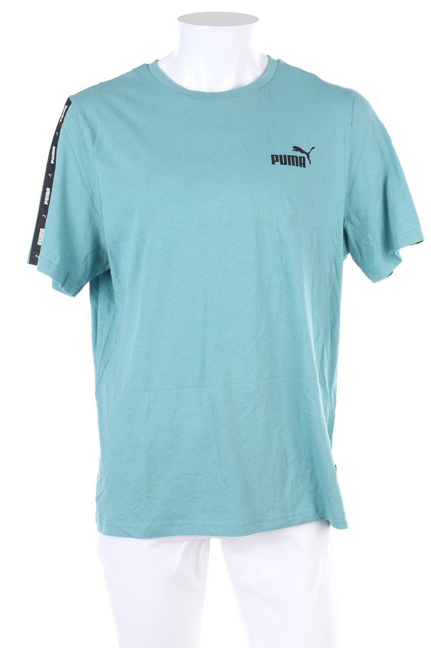 PUMA - Sport-Shirt mit Logo-Print - XL