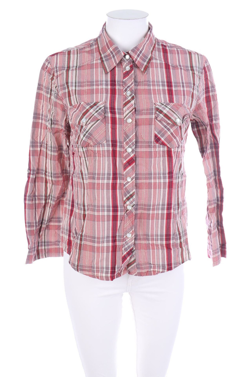 College Clan - Hemd-Bluse mit Karo-Muster - D 40